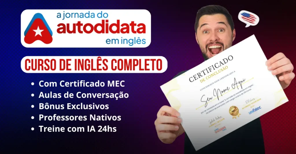 Curso a Jornada do autodidata em inglês